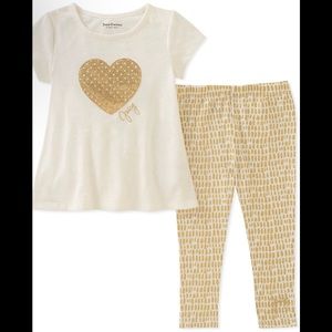 Two piece girl legging set